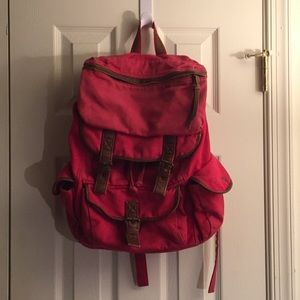 Red Urban Outfitters backpack